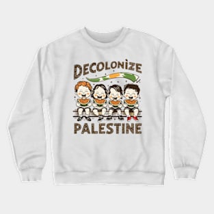 decolonize palestine Crewneck Sweatshirt